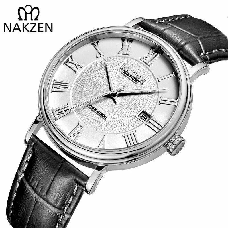 NAKZEN Miyota 9015 Automatic Mechanical Men Watch 2019 Hot Wrist Brand Luxury Sapphire glass Wristwatch Clock Relogio Masculino 7002