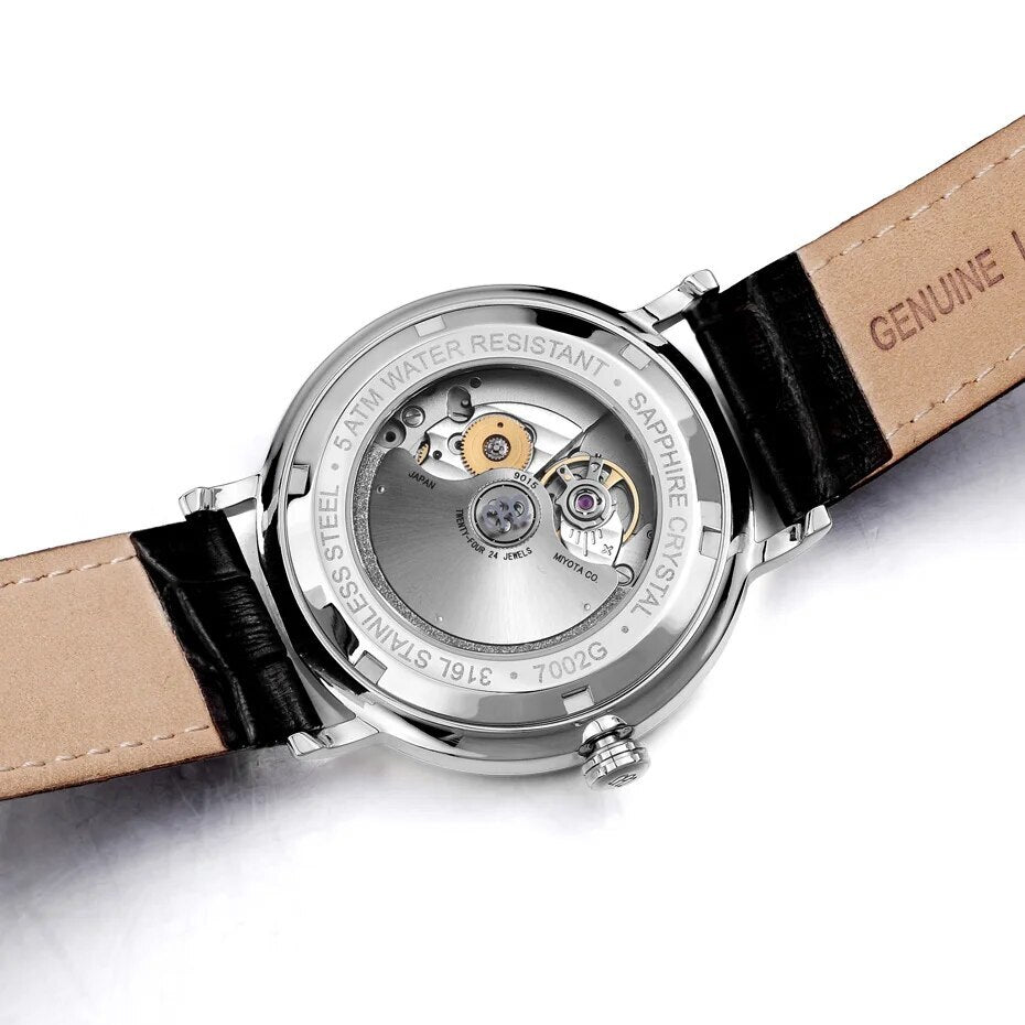 NAKZEN Miyota 9015 Automatic Mechanical Men Watch 2019 Hot Wrist Brand Luxury Sapphire glass Wristwatch Clock Relogio Masculino 7002