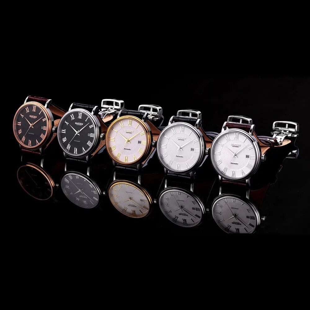 NAKZEN Miyota 9015 Automatic Mechanical Men Watch 2019 Hot Wrist Brand Luxury Sapphire glass Wristwatch Clock Relogio Masculino 7002