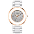 NAKZEN Women's Quartz Fashion Simple Ceramics Analogue Watch Ceramic Band 30M Waterproof Diamond Dress Watches relogio feminino 1017