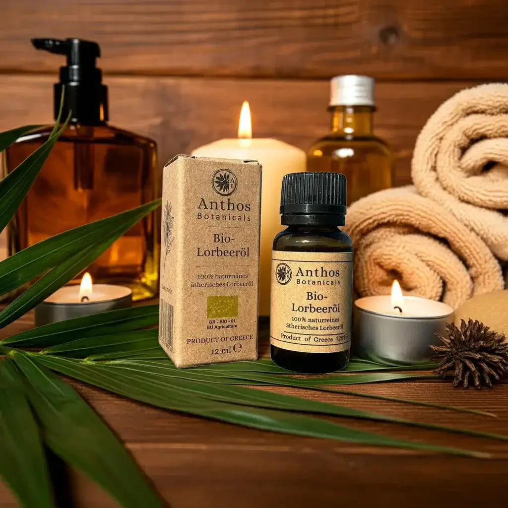 Lorbeeröl Bio 12 ml – 100 % naturrein | Lebensmittelqualität