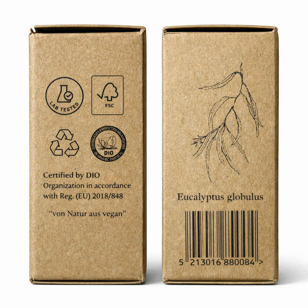 Eukalyptusöl Bio 12 ml – 100 % naturrein | Lebensmittelqualität